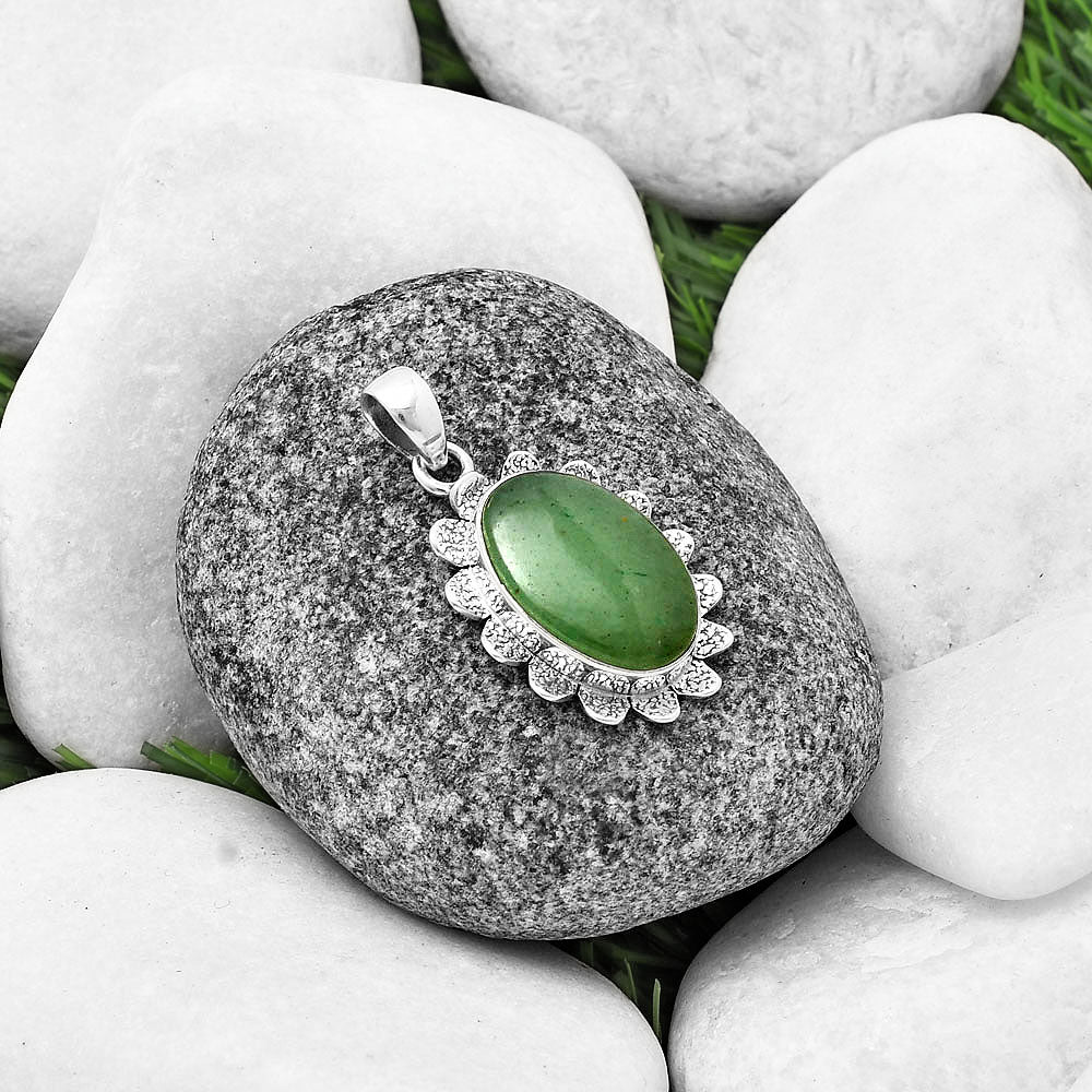 Natural Green Aventurine Pendant P-1205 SDP140365