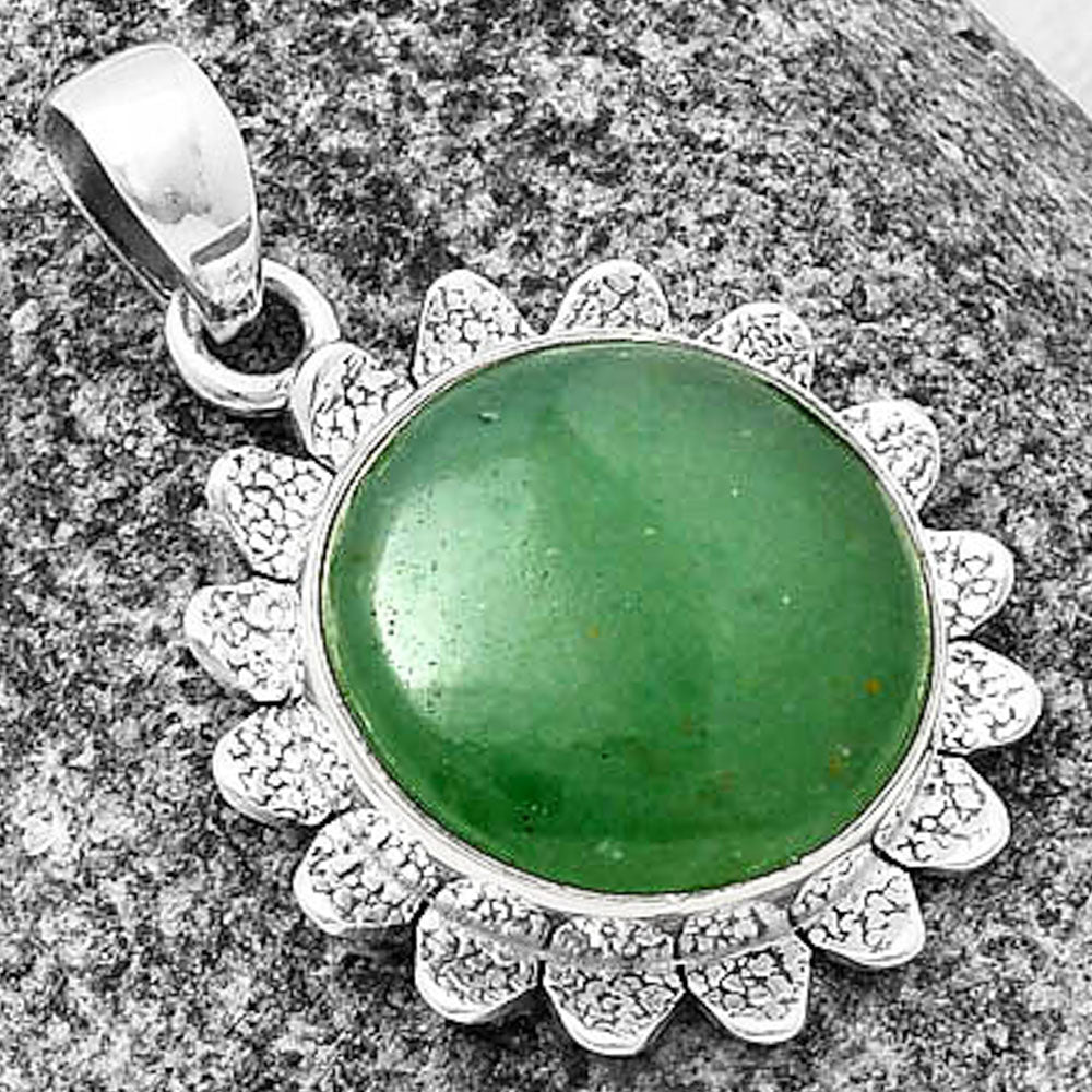 Natural Green Aventurine Pendant P-1205 SDP140369