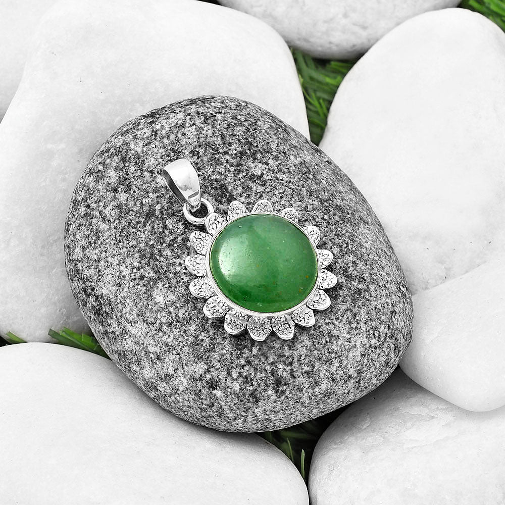 Natural Green Aventurine Pendant P-1205 SDP140369