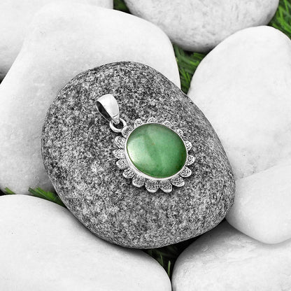 Natural Green Aventurine Pendant P-1205 SDP140372