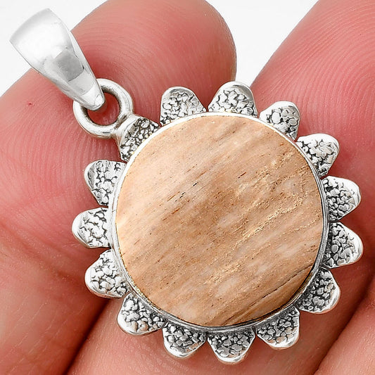 Natural Petrified Wood Pendant P-1205 SDP140392