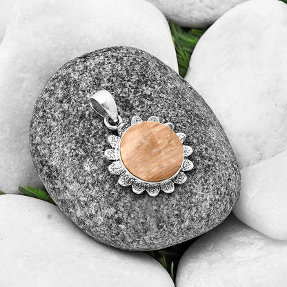 Natural Petrified Wood Pendant P-1205 SDP140392