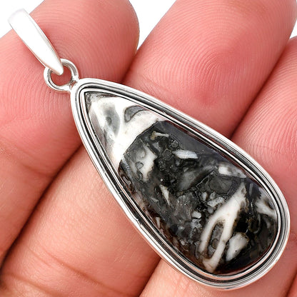 Natural Mexican Cabbing Fossil Pendant P-1050 SDP140452