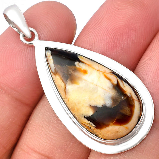 Natural Peanut Wood Pendant P-1076 SDP140494