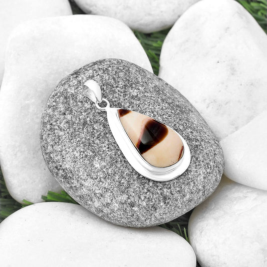 Natural Peanut Wood Pendant P-1076 SDP140497