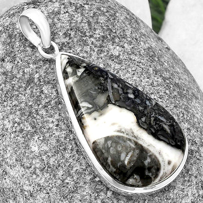 Natural Mexican Cabbing Fossil Pendant P-1002 SDP140517