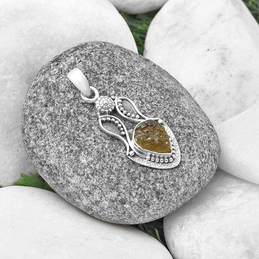 Natural Rare Kornerupine Rough Pendant P-1277 SDP140551