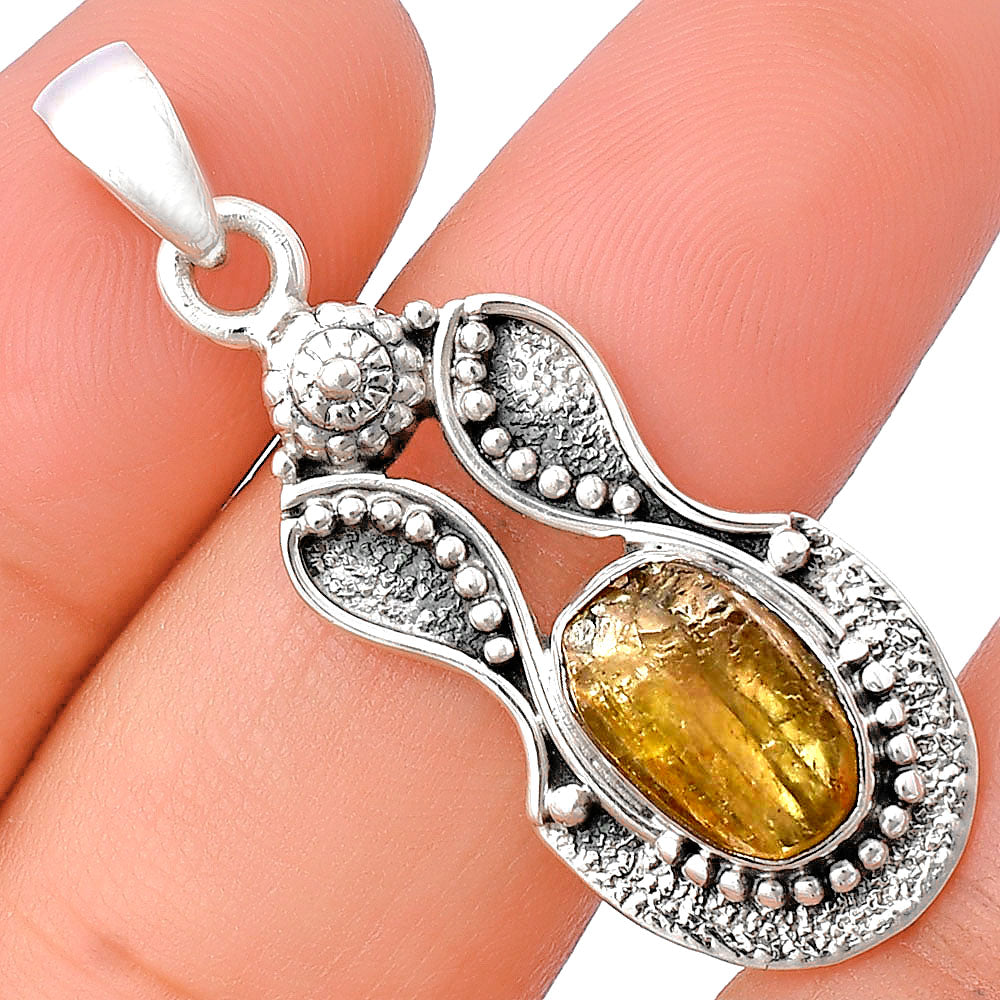 Natural Rare Kornerupine Rough Pendant P-1277 SDP140552