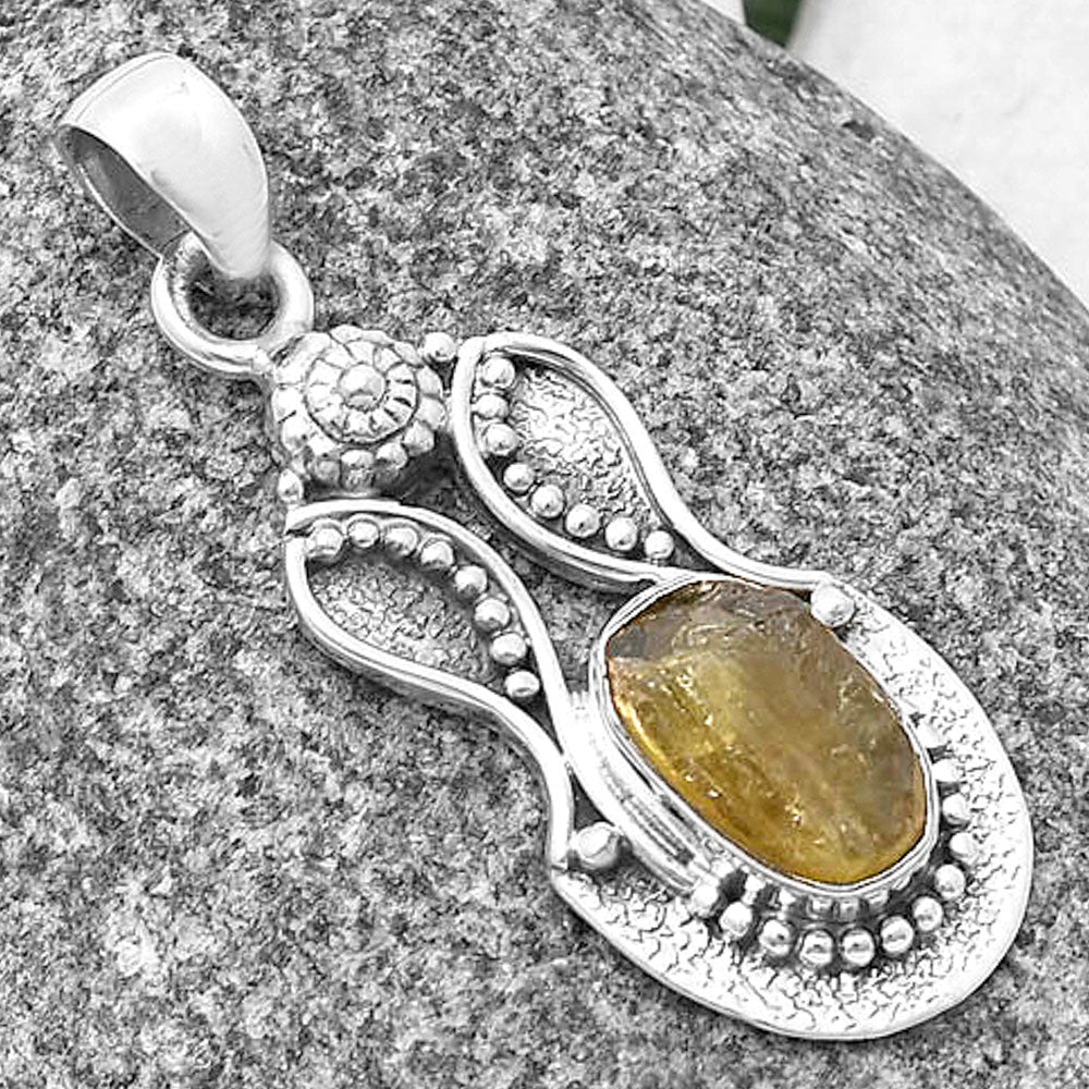 Natural Rare Kornerupine Rough Pendant P-1277 SDP140552