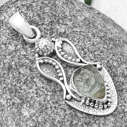 Natural Aquamarine Rough - Brazil Pendant P-1277 SDP140565