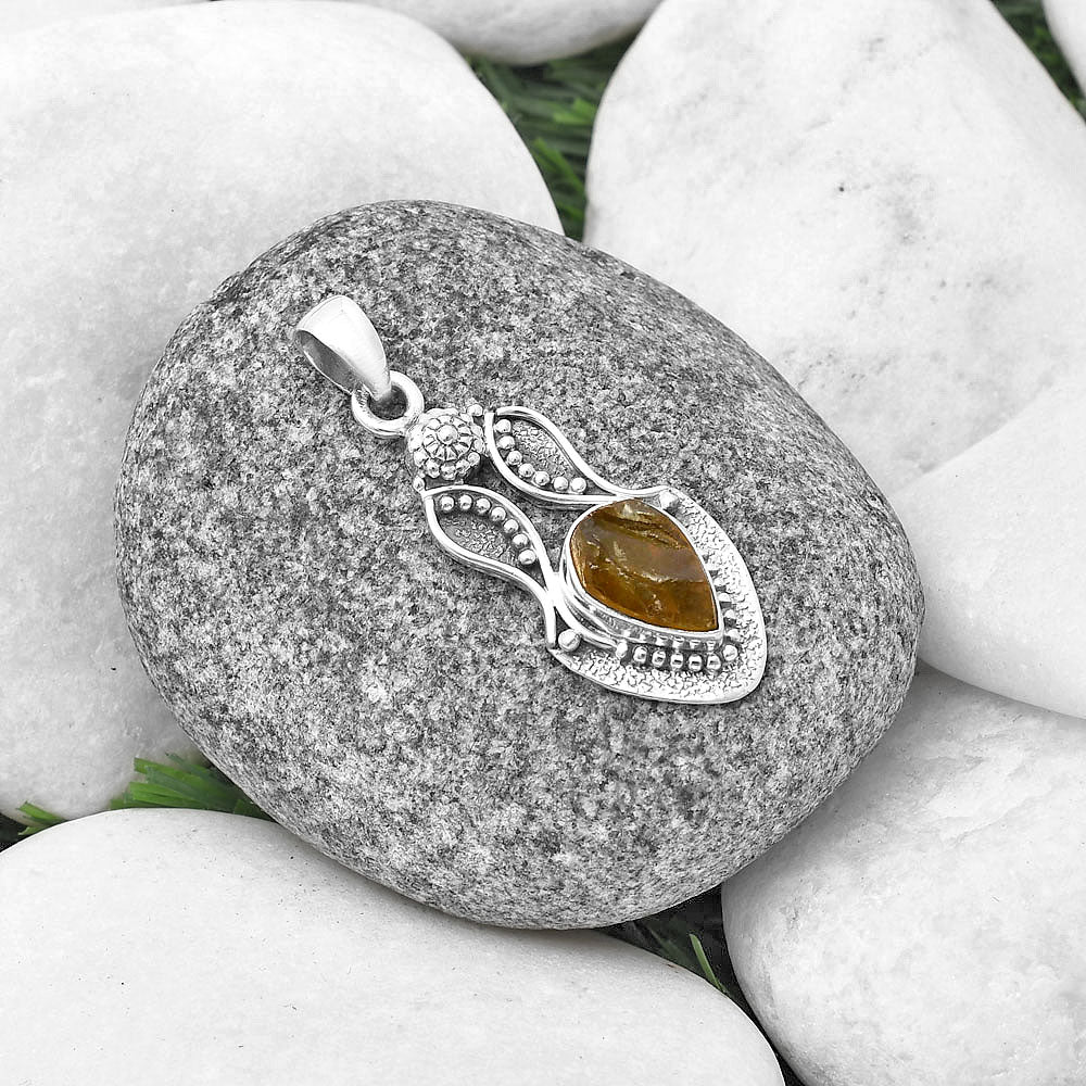 Natural Rare Kornerupine Rough Pendant P-1277 SDP140568