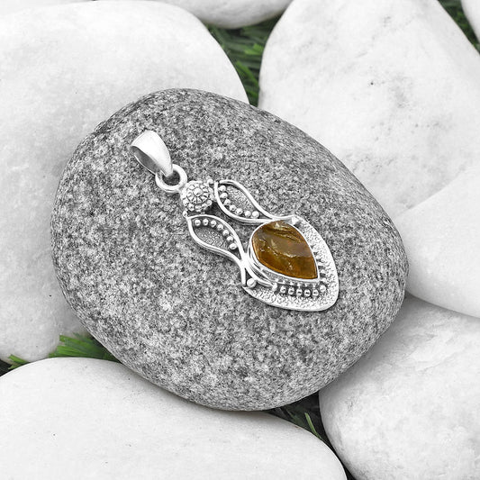 Natural Rare Kornerupine Rough Pendant P-1277 SDP140568