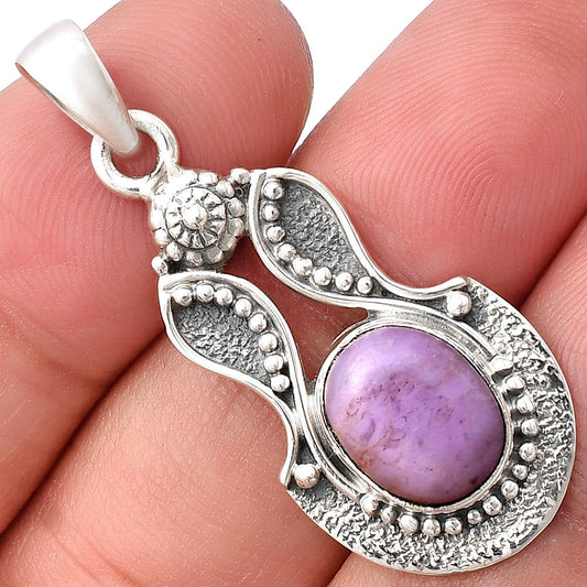 Natural Lavender Jade Pendant P-1277 SDP140574