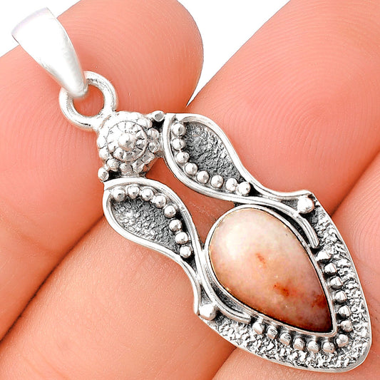 Natural Pink Scolecite Pendant P-1277 SDP140578