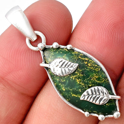 Natural Green Fuchsite Pendant P-1226 SDP140584