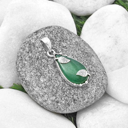 Natural Green Aventurine Pendant P-1226 SDP140594