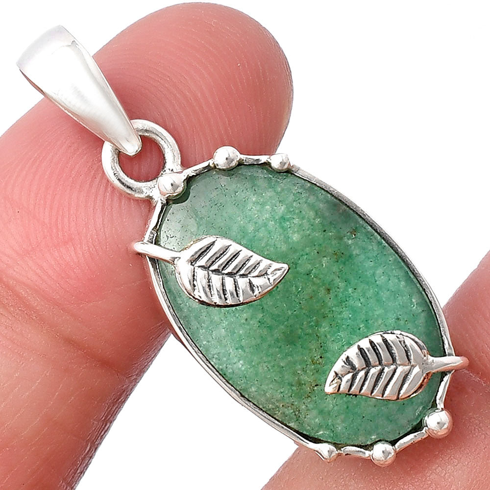 Natural Green Aventurine Pendant P-1226 SDP140596