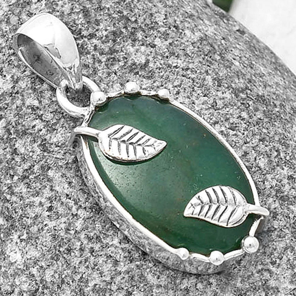 Natural Green Aventurine Pendant P-1226 SDP140596