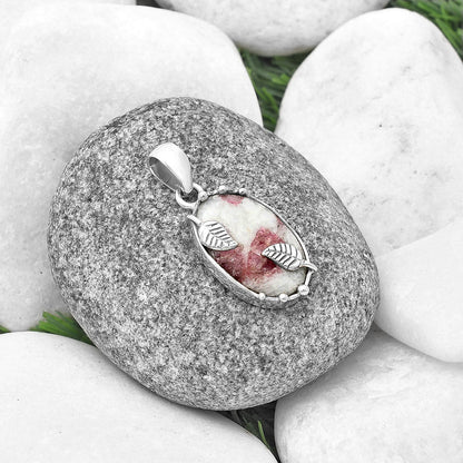 Natural Pink Tourmaline in Quartz Pendant P-1226 SDP140604