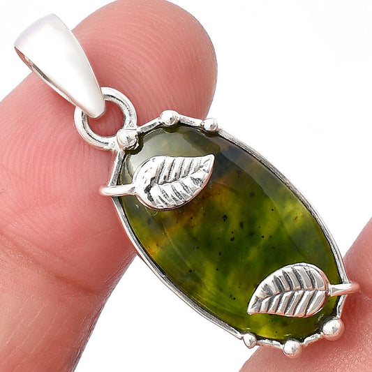 Natural Chrome Chalcedony Pendant P-1226 SDP140612