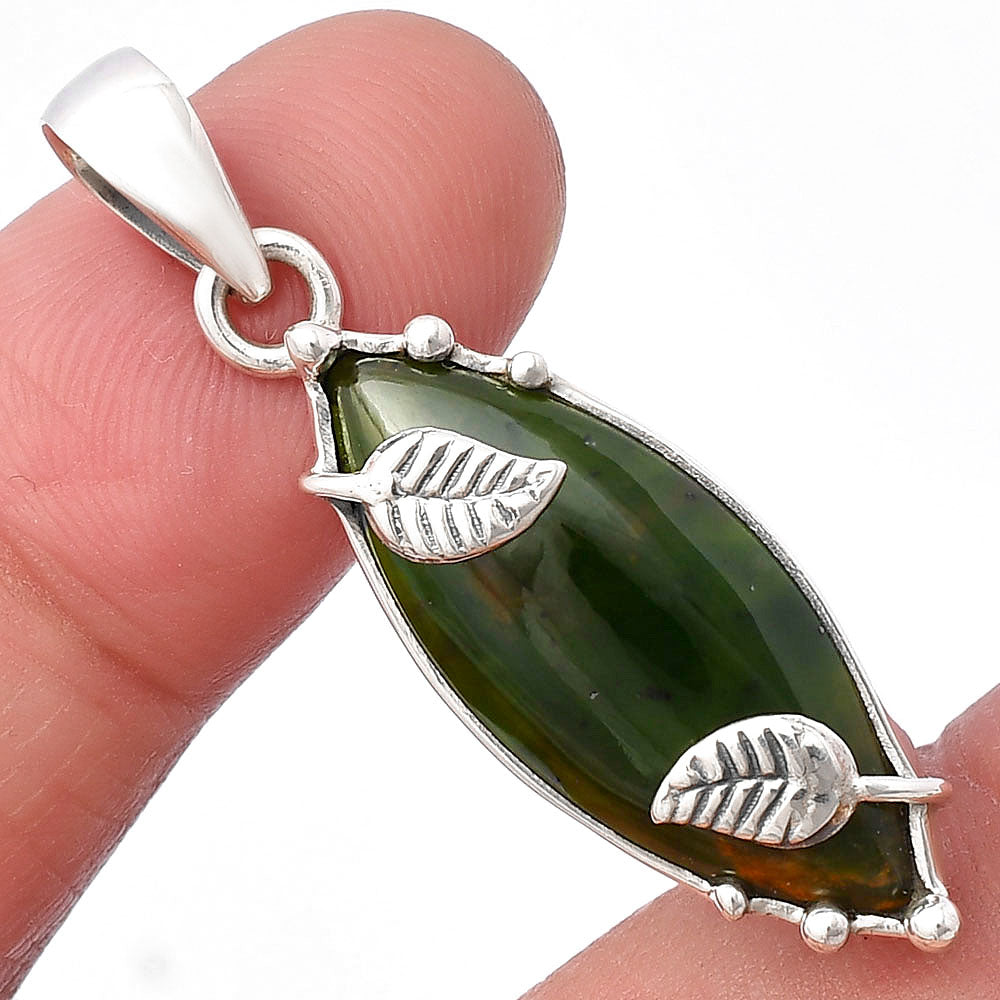 Natural Chrome Chalcedony Pendant P-1226 SDP140613