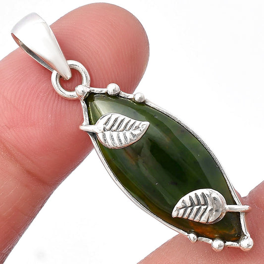 Natural Chrome Chalcedony Pendant P-1226 SDP140613