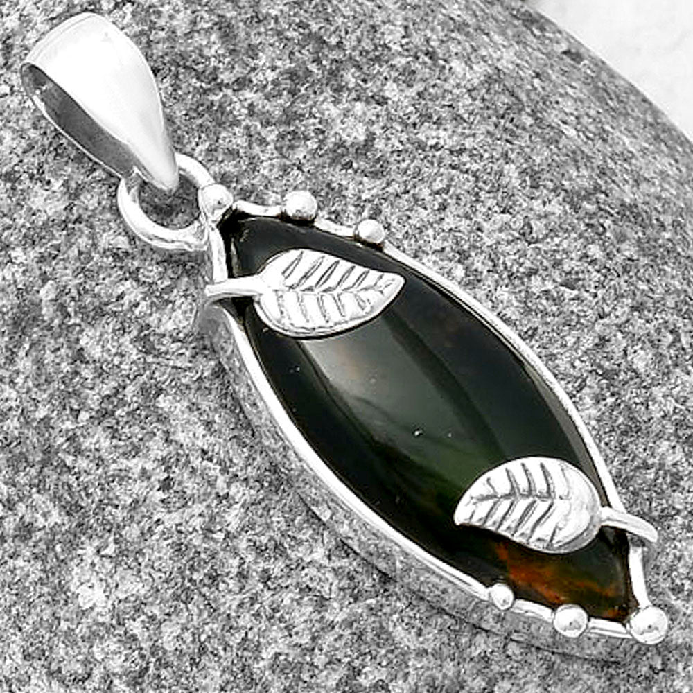 Natural Chrome Chalcedony Pendant P-1226 SDP140613