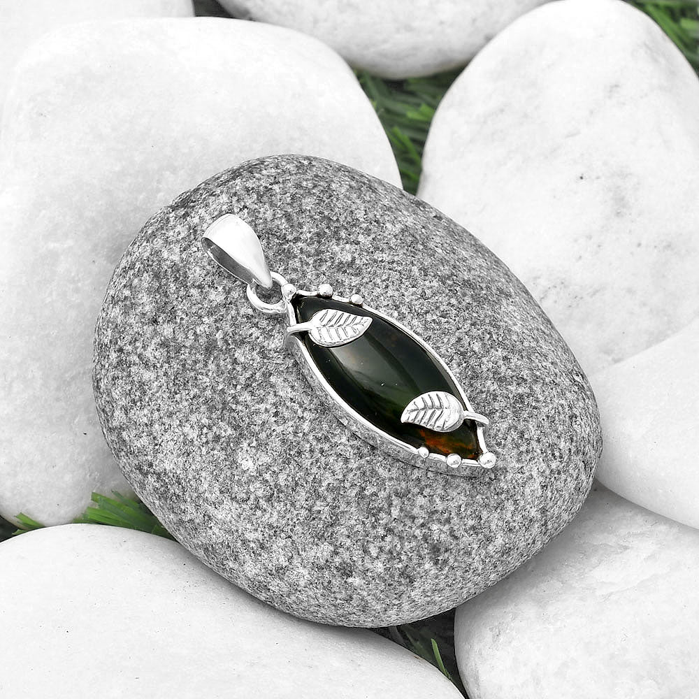 Natural Chrome Chalcedony Pendant P-1226 SDP140613