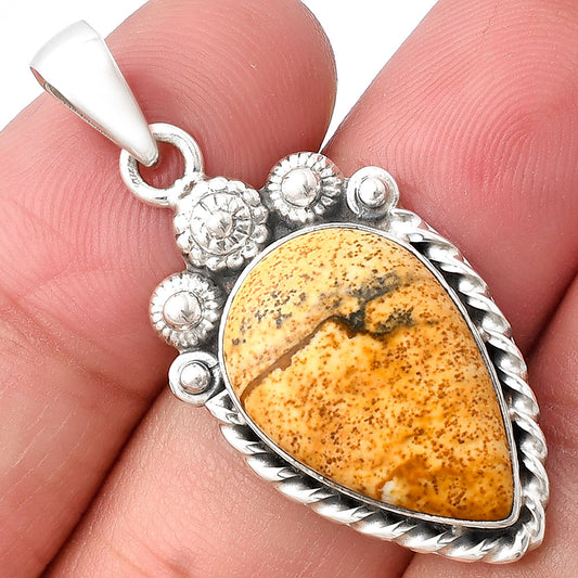 Natural Picture Jasper Pendant P-1616 SDP140616