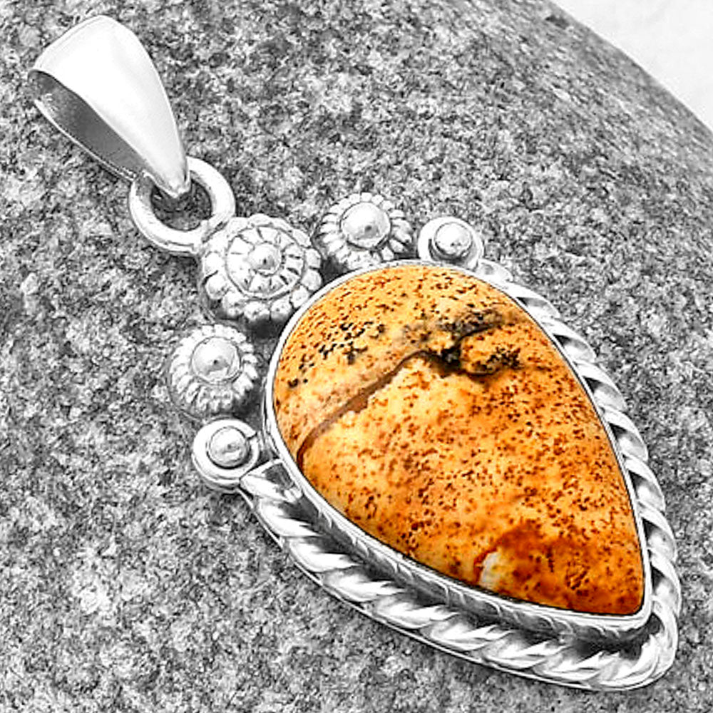 Natural Picture Jasper Pendant P-1616 SDP140616