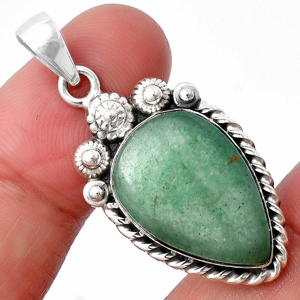 Natural Green Aventurine Pendant P-1616 SDP140634
