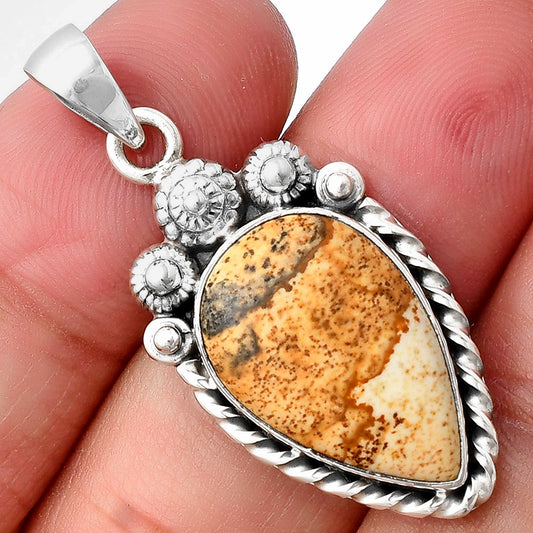 Natural Picture Jasper Pendant P-1616 SDP140635