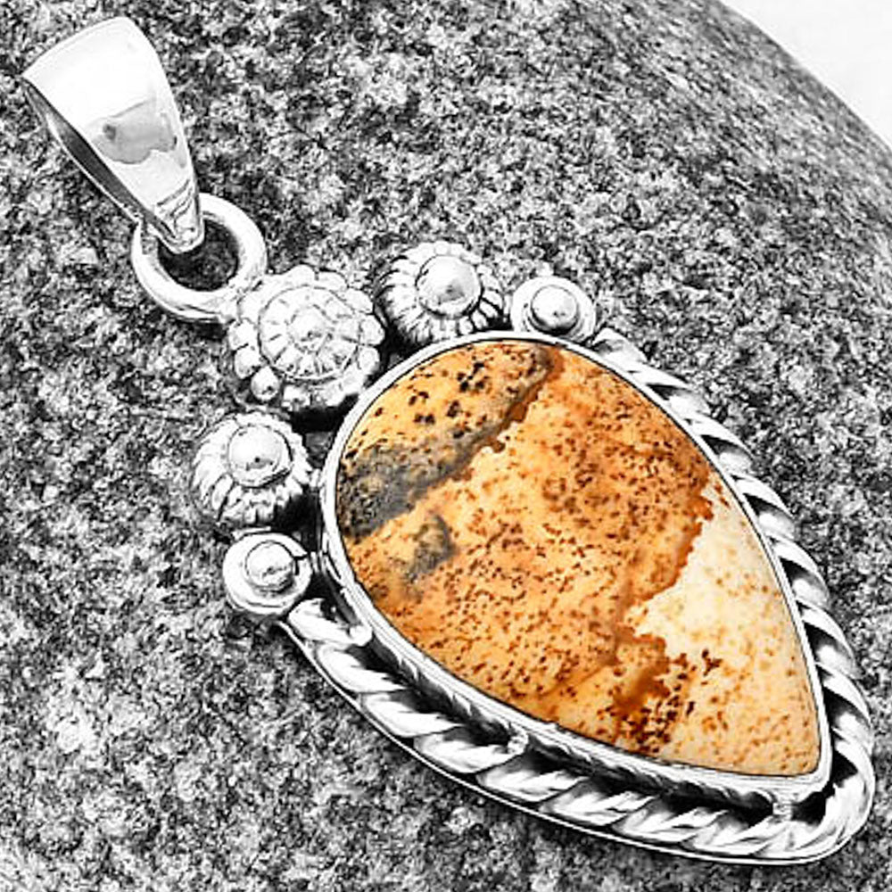 Natural Picture Jasper Pendant P-1616 SDP140635