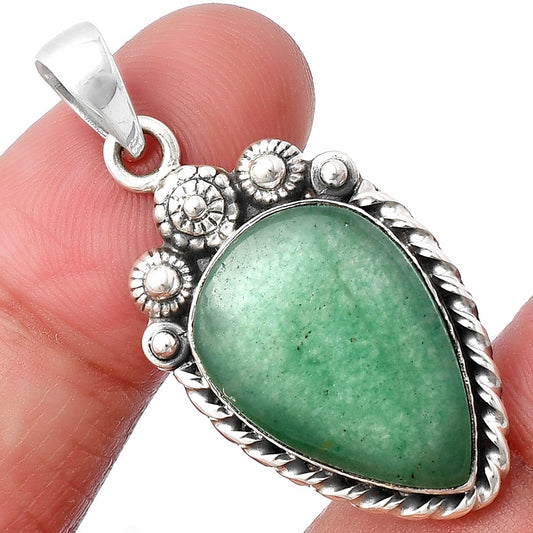 Natural Green Aventurine Pendant P-1616 SDP140636