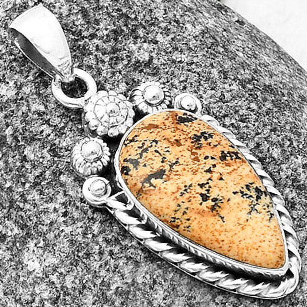 Natural Picture Jasper Pendant P-1616 SDP140637