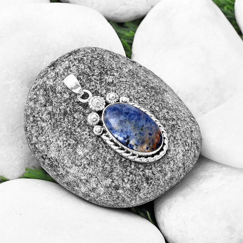 Natural Sodalite Pendant P-1616 SDP140638