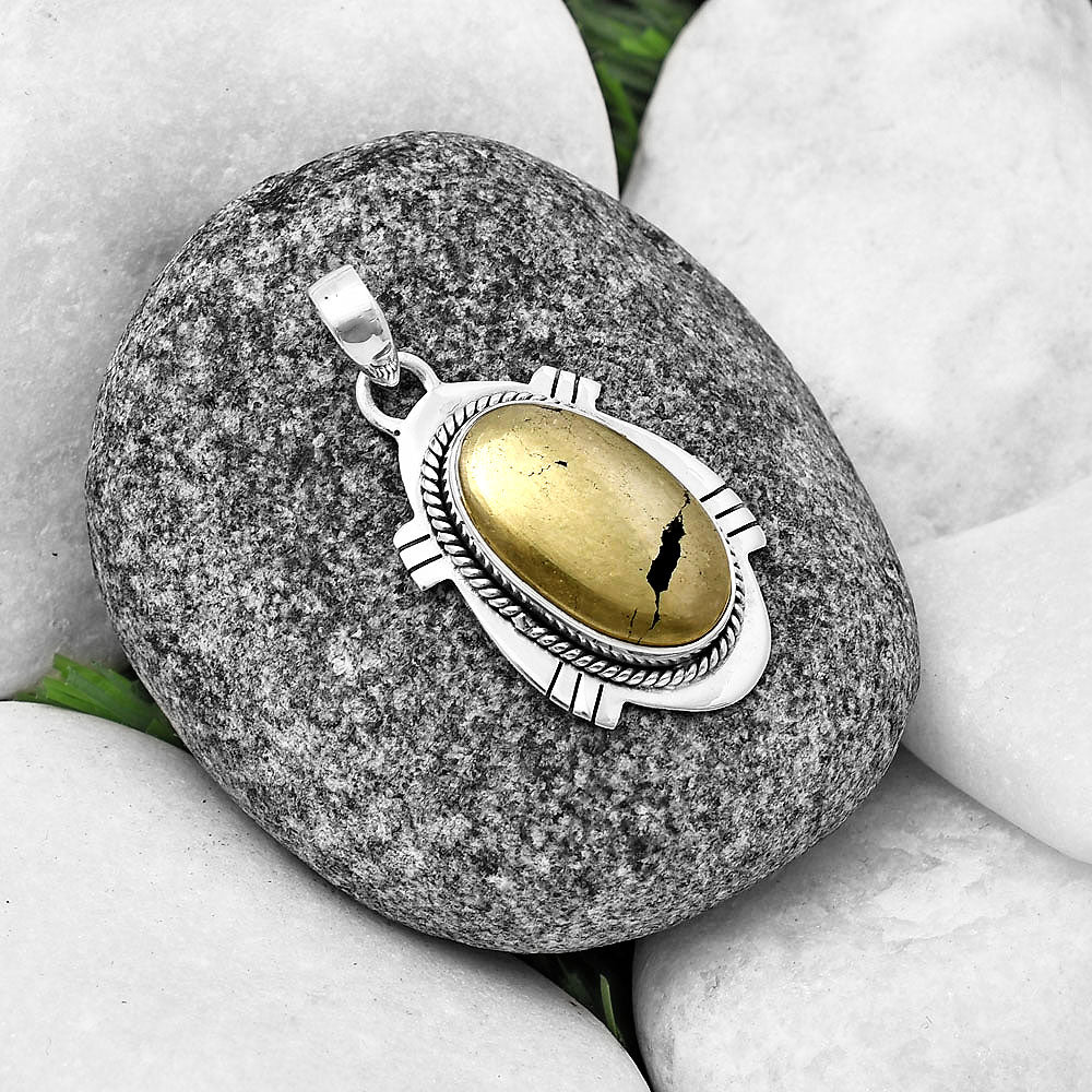 Apache Gold Healer's Gold - Arizona Pendant P-1463 SDP140652