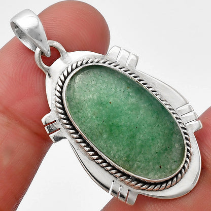 Natural Green Aventurine Pendant P-1463 SDP140665