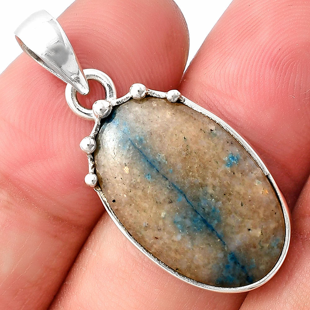 Natural Cavansite - India Pendant P-1349 SDP140681