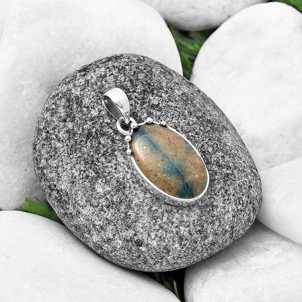 Natural Cavansite - India Pendant P-1349 SDP140681