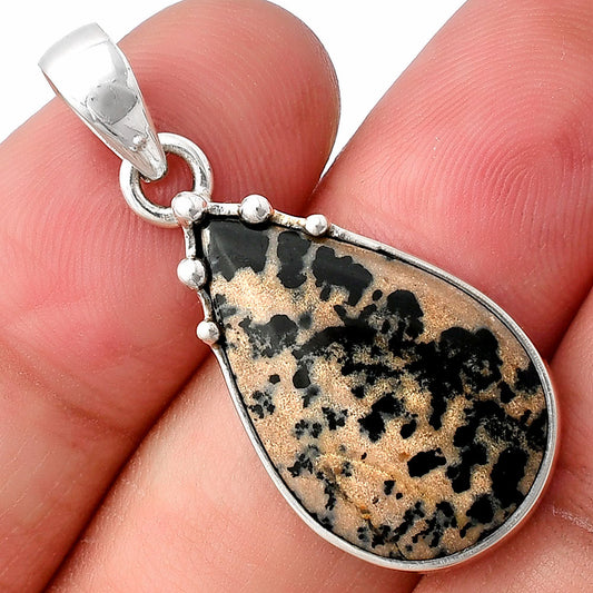 Natural Russian Honey Dendrite Opal Pendant P-1349 SDP140696