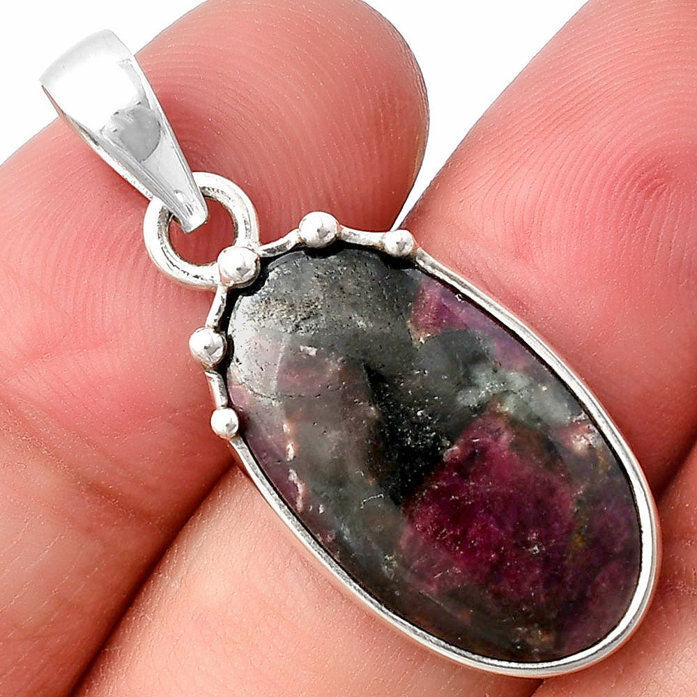 Natural Russian Eudialyte Pendant P-1349 SDP140703