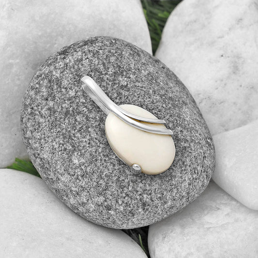 Natural White Opal Pendant P-1165 SDP140709