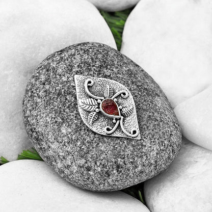 Natural Pink Tourmaline Rough Pendant P-1518 SDP140722