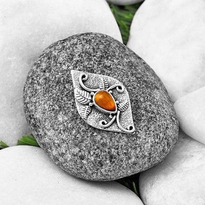 Natural Tiger Eye - Africa Pendant P-1518 SDP140725