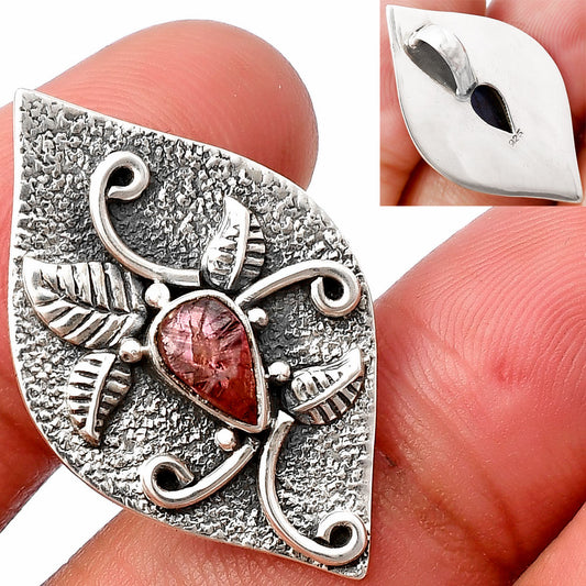 Natural Pink Tourmaline Rough Pendant P-1518 SDP140735