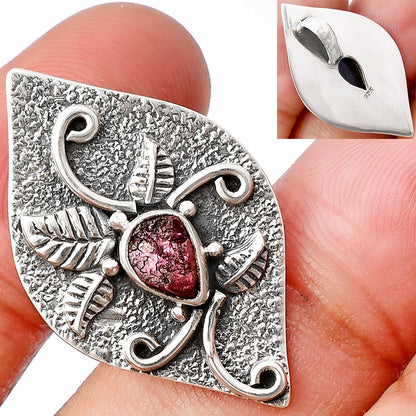 Natural Pink Tourmaline Rough Pendant P-1518 SDP140739