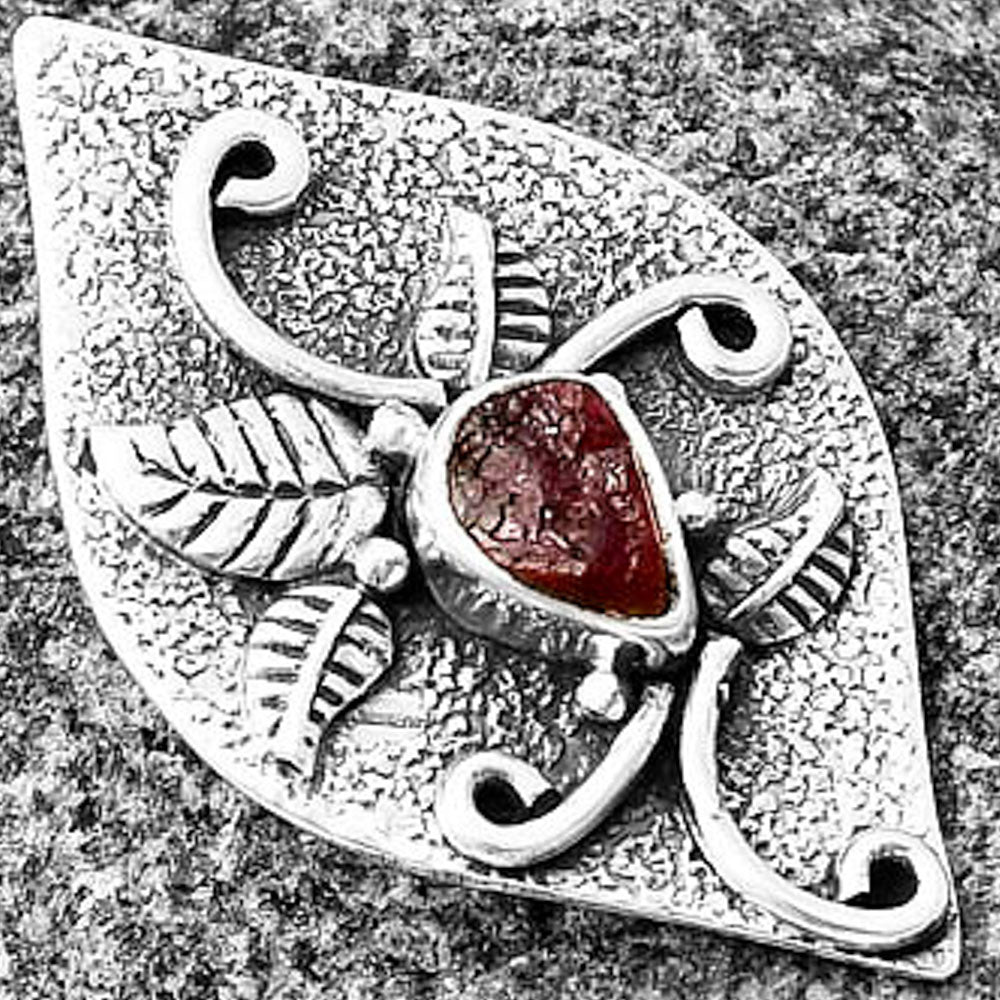 Natural Pink Tourmaline Rough Pendant P-1518 SDP140739