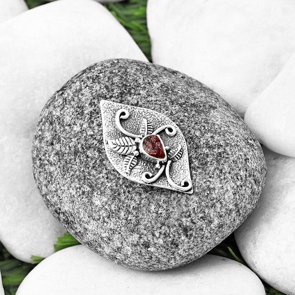 Natural Pink Tourmaline Rough Pendant P-1518 SDP140739