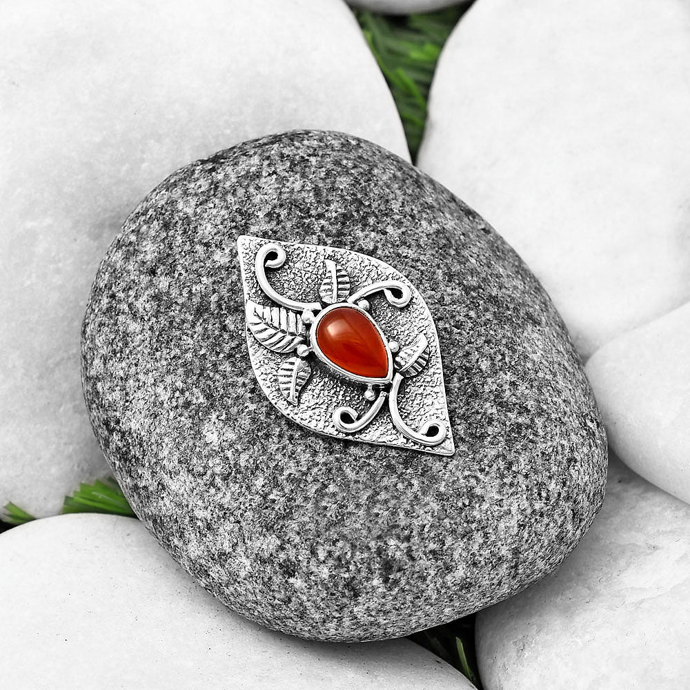 Natural Carnelian Pendant P-1518 SDP140742